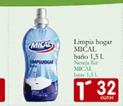 Supermercados Bip Bip MICAL Limpia hogar baño oferta