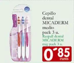 Supermercados Bip Bip MICADERM Cepillo dental medio oferta