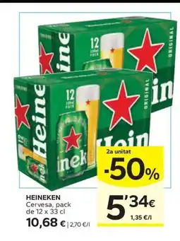 Caprabo HEINEKEN Cervesa oferta