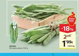 Caprabo EROSKI Mongeta plana oferta