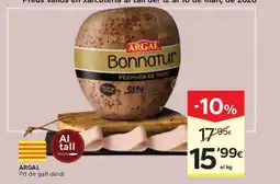 Caprabo ARGAL Pit de gall dindi oferta