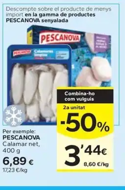 Caprabo PESCANOVA Calamar net oferta