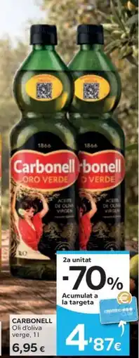 Caprabo CARBONELL Oli d'oliva verge oferta