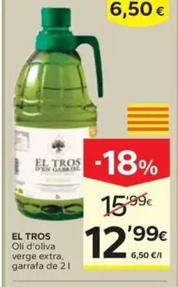 Caprabo EL TROS Oli d'oliva verge extra oferta