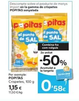 Caprabo POPITAS Crispetes oferta
