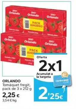 Caprabo ORLANDO Tomàquet fregit oferta
