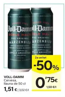 Caprabo VOLL-DAMM Cervesa oferta
