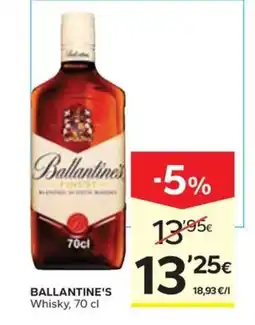 Caprabo BALLANTINE'S Whisky oferta