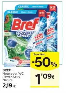 Caprabo BREF Netejador WC Power Activ Nature oferta