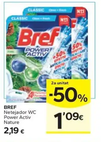 Caprabo BREF Netejador WC Power Activ Nature oferta