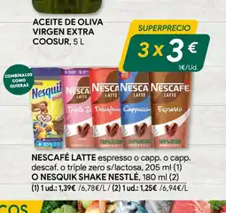 Masymas NESCAFÉ Latte oferta