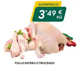 Masymas Pollo entero o troceado oferta