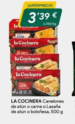 Masymas LA COCINERA Canelones de atún o carne o Lasaña de atún o boloñesa oferta