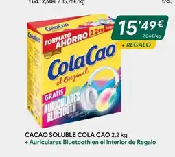Masymas COLA CAO Cacao soluble oferta