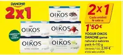 Masymas DANONE Yogur oikos oferta