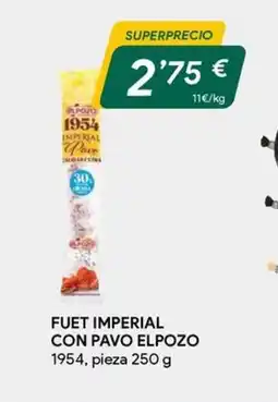 Masymas ELPOZO 1954 Fuet imperial con pavo oferta
