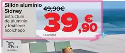 Carrefour Sillón aluminio sidney oferta