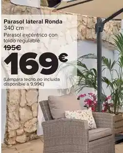 Carrefour Parasol lateral ronda oferta