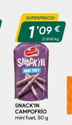 Masymas CAMPOFRÍO Snack'in oferta