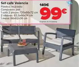 Carrefour Set café valencia oferta