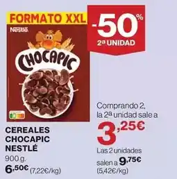 Hipercor Nestlé - cereales chocapic oferta