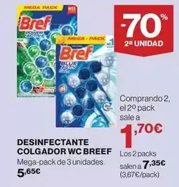 Hipercor Mega - desinfectante colgador wc oferta