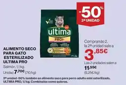 Hipercor Última - alimento seco para gato esterilizado pro oferta