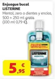 Alcampo Listerine - enjuague bucal oferta