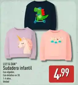 ALDI Lily & dan - sudadera infantil oferta
