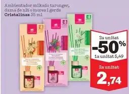 Sorli Cristalinas - ambientador mikado taronger, dama de nit o mores i gerds oferta