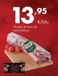 Supermercados Lupa Legado - chuleta de lomo de cerdo iberico oferta