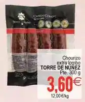 Plenus Supermercados Torre de núñez - chourizo extra lombo oferta