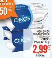 Plenus Supermercados Oikos - iogur grego natural oferta