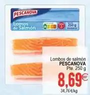 Plenus Supermercados Pescanova - lombos de salmon oferta