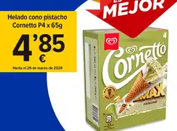 Cash Fresh Cornetto - helado cono pistacho cornetto p4 oferta
