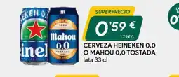 Masymas Cerveza heineken o,o o mahou 0,0 tostada oferta