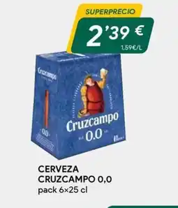 Masymas CRUZCAMPO 0,0 Cerveza oferta