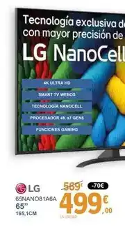 E.Leclerc Lg - 65nano81a6a 65 oferta