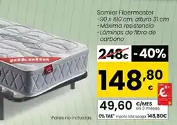 Eroski Pikolin - somier fibermaster oferta