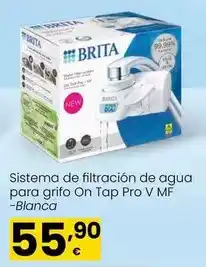 Eroski Brita - sistema de filtración de agua para grifo on tap pro v mf oferta