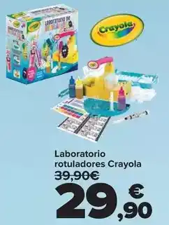 Carrefour Crayola - laboratorio rotuladores oferta