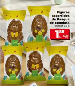 Dia HAMLET Figures assortides de Pasqua de xocolata oferta