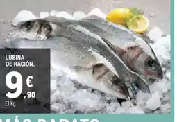 E.Leclerc Lubina de ración oferta