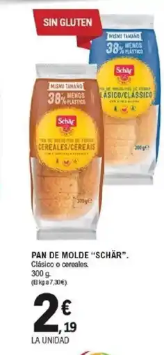 E.Leclerc SCHÄR Pan de molde oferta