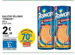 E.Leclerc PRINCIPE Galletas rellenas oferta