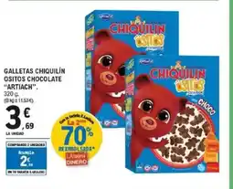 E.Leclerc ARTIACH Galletas chiquilín ositos chocolate oferta