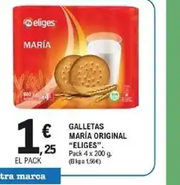 E.Leclerc ELIGES Galletas maría original oferta