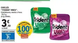 E.Leclerc TRIDENT VIBES Chicles oferta