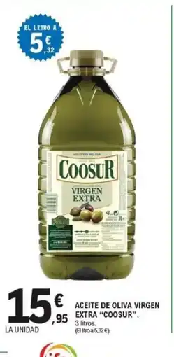 E.Leclerc COOSUR Aceite de oliva virgen extra oferta