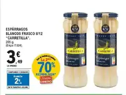 E.Leclerc CARRETILLA Espárragos blancos frasco 8/12 oferta